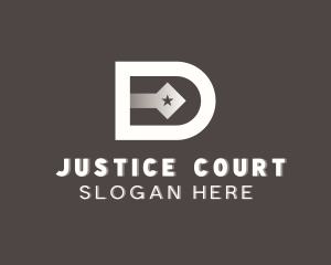 Court - Star Notary Court logo design