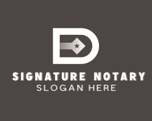 Notary - Star Notary Court logo design