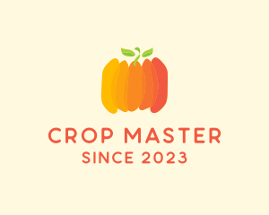 Pumpkin Vegetable Harvest logo design