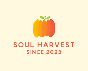 Pumpkin Vegetable Harvest logo design