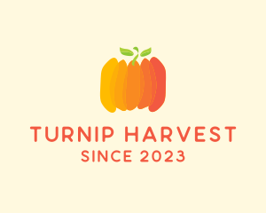 Pumpkin Vegetable Harvest logo design