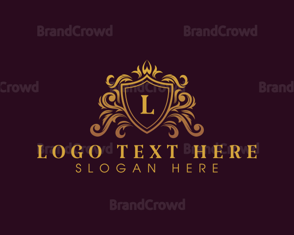 Premium Crest Crown Logo