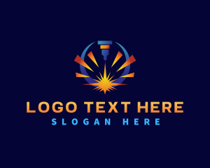 Mechanical - Metal Laser Fabrication logo design