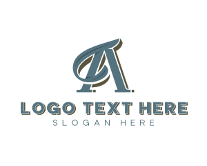 Writing - Elegant Antique Vintage logo design