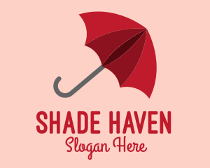 Parasol - Red Umbrella Weather logo design