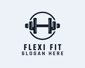 Gym Fitness Dumbbell logo design