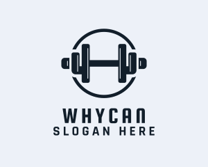 Weightlifting - Gym Fitness Dumbbell logo design