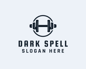 Gym Fitness Dumbbell logo design