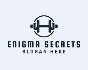 Gym Fitness Dumbbell logo design