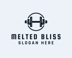 Gym Fitness Dumbbell logo design