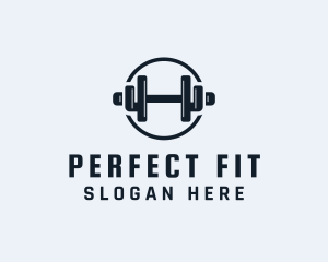 Gym Fitness Dumbbell logo design