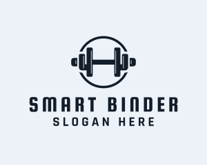 Gym Fitness Dumbbell logo design