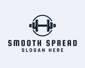 Gym Fitness Dumbbell logo design