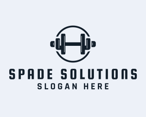 Gym Fitness Dumbbell logo design