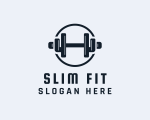 Gym Fitness Dumbbell logo design