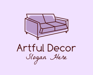 Sofa Furniture Couch logo design