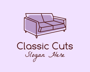 Sofa Furniture Couch logo design