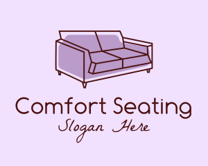 Sofa Furniture Couch logo design