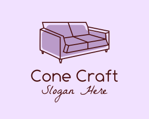 Sofa Furniture Couch logo design