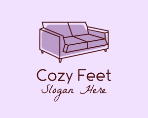 Sofa Furniture Couch logo design