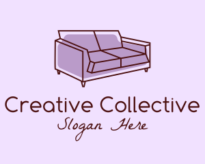 Sofa Furniture Couch logo design