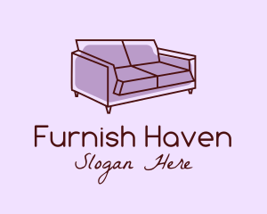 Sofa Furniture Couch logo design