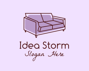 Sofa Furniture Couch logo design