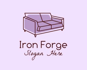 Sofa Furniture Couch logo design