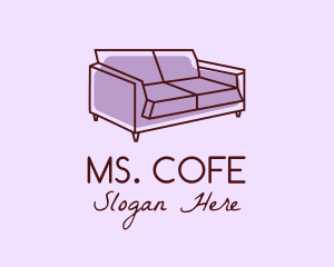 Sofa Furniture Couch logo design