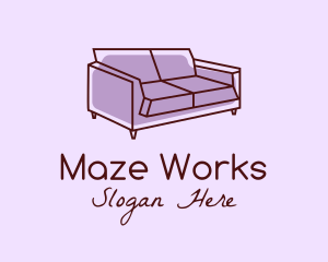 Sofa Furniture Couch logo design