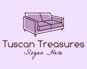 Sofa Furniture Couch logo design