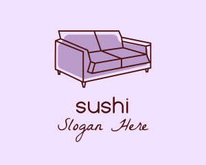 Sofa Furniture Couch logo design