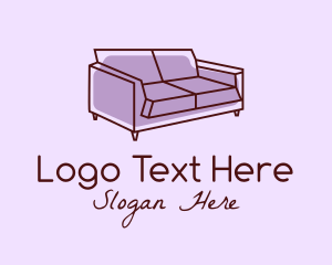 Danish - Sofa Furniture Couch logo design