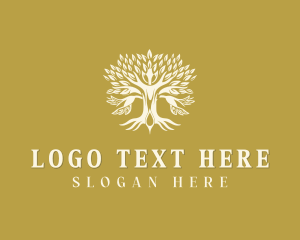 Botanical - Eco Garden Tree logo design