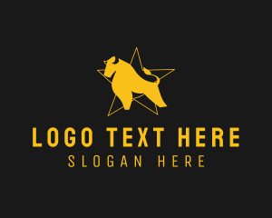Silhouette - Star Bull Meat logo design
