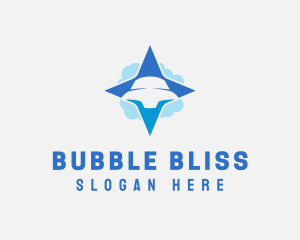 Star Bubble Car Washing logo design