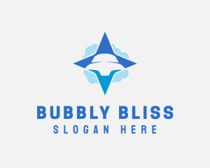 Star Bubble Car Washing logo design