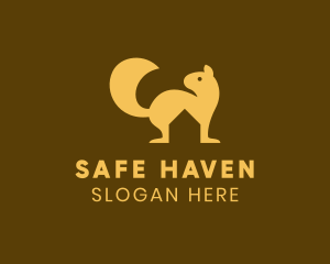 Squirrel House Shelter logo design