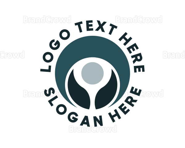 Leaf Marketing Human Logo