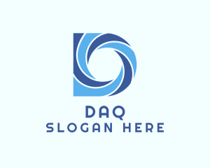 Professional Startup Shutter Letter D Logo