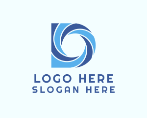 Film - Professional Startup Shutter Letter D logo design