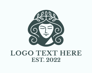Female - Organic Hairdresser Salon logo design