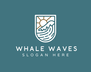 Wave Ocean Resort logo design