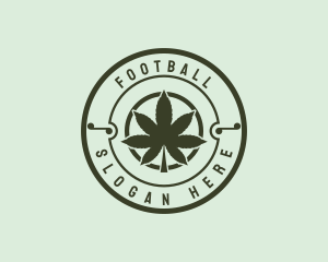 Plantation - Marijuana Plantation Badge logo design