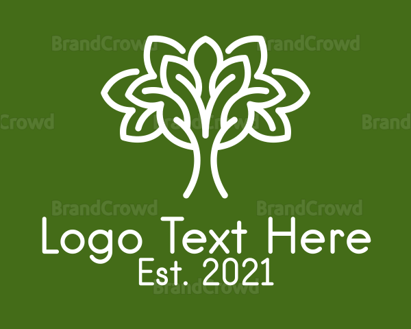 Tree Garden Plant Logo