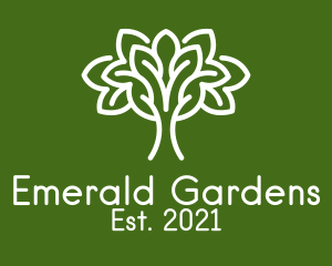 Tree Garden Plant  logo design