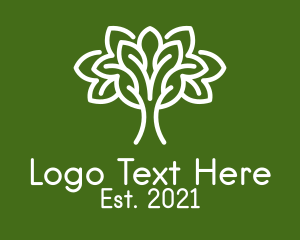 Symmetrical - Tree Garden Plant logo design