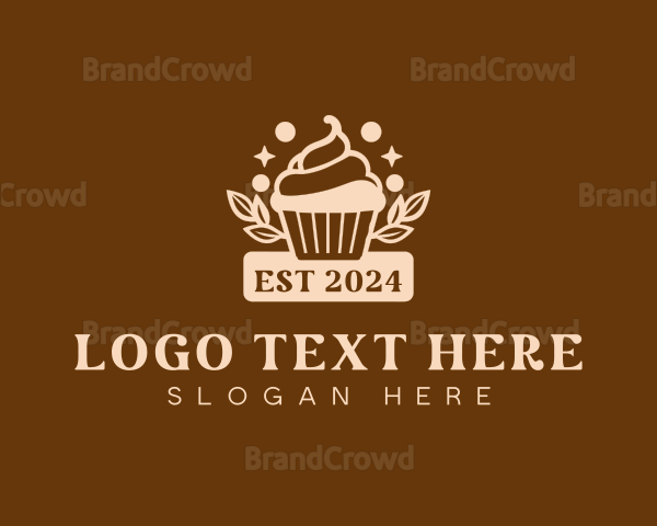 Dessert Pastry Cupcake Logo