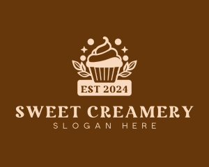 Dessert Pastry Cupcake logo design