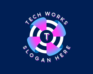 Digital Tech Developer logo design